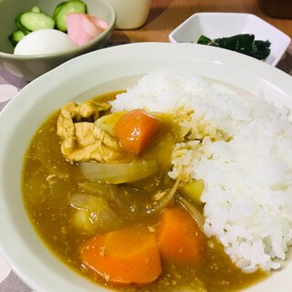 圧力鍋で作る！野菜ごろごろポークカレー